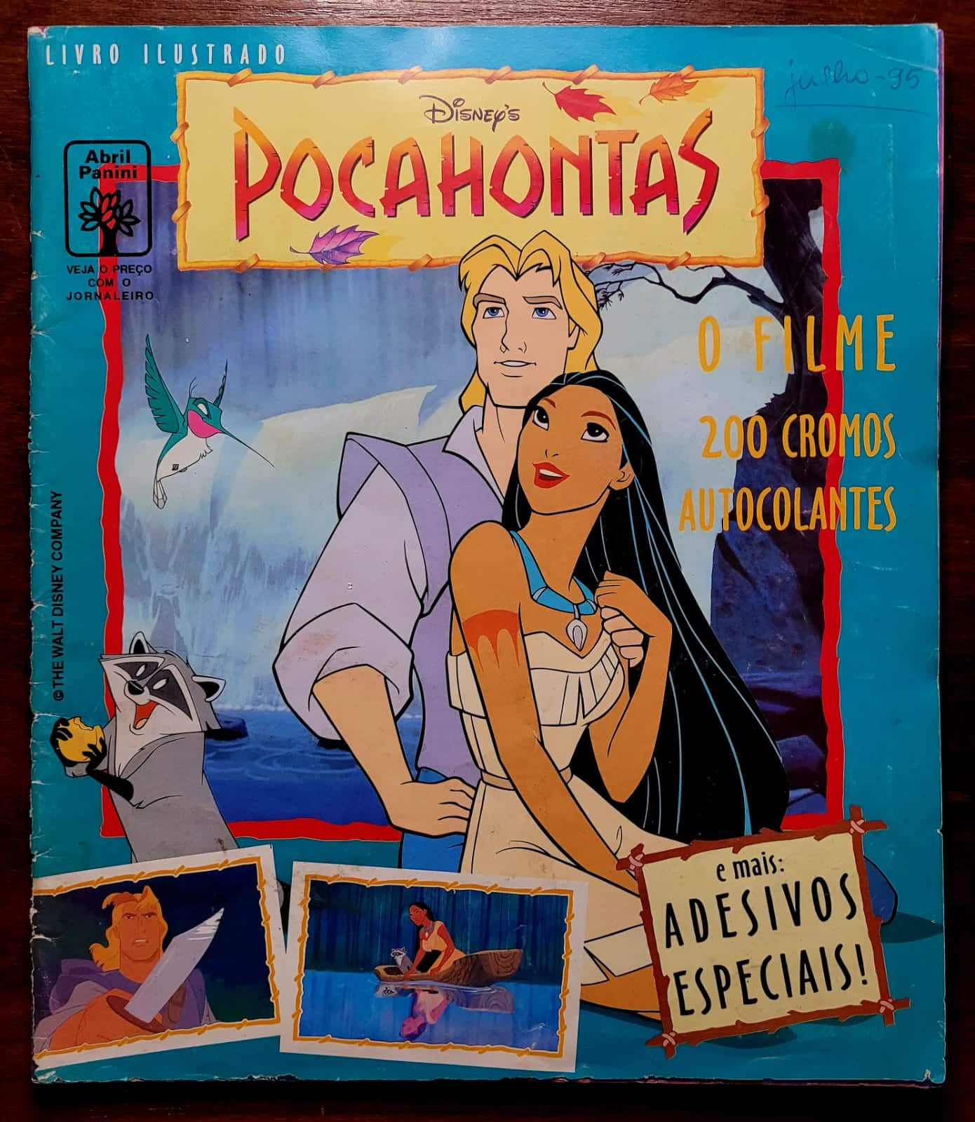 Album de Figurinhas Pocahontas 1 Casa do Colecionador
