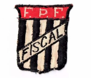 Antigo Patch Fiscal Da Federação Paulista De Futebol Anos 60