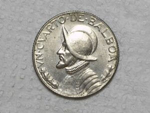Panamá) 1/4 Balboa - 1966 / Ni / box41