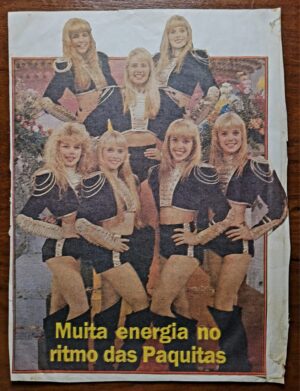 Recorte de Jornal - Paquitas (XUXA) Anos 90