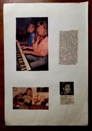 Recorte de Revista de época - Paquitas do Xou da Xuxa