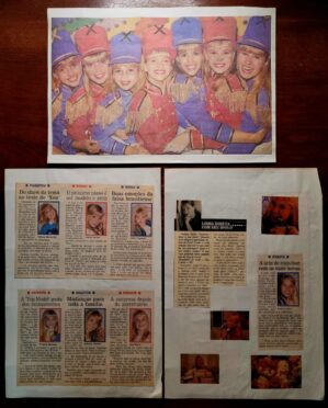 Recortes de Jornal de época - Paquitas (XUXA) Anos 90