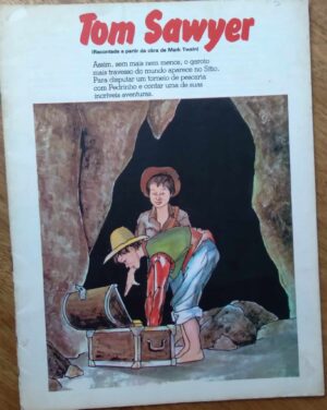 Revista Turma do sitio conta histórias Tom Sawyer.