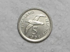 Falkland Island) 5 Cents - 1998 / Ni / box43