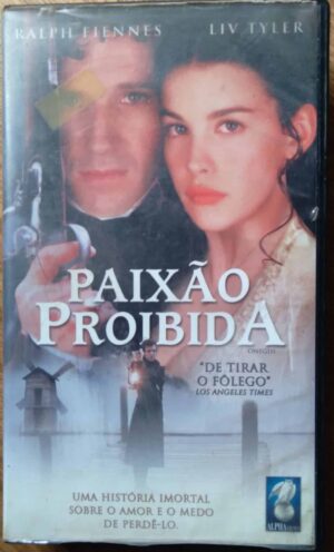Fita VHS legen e dublado Paixão proibida. Romance.