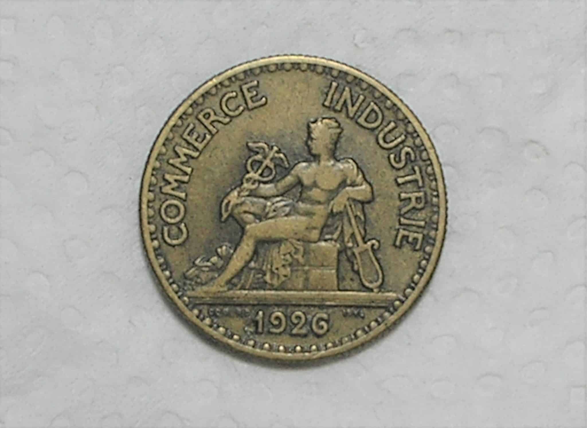 França) 50 Centimes - 1926 / Bz/Al / box44