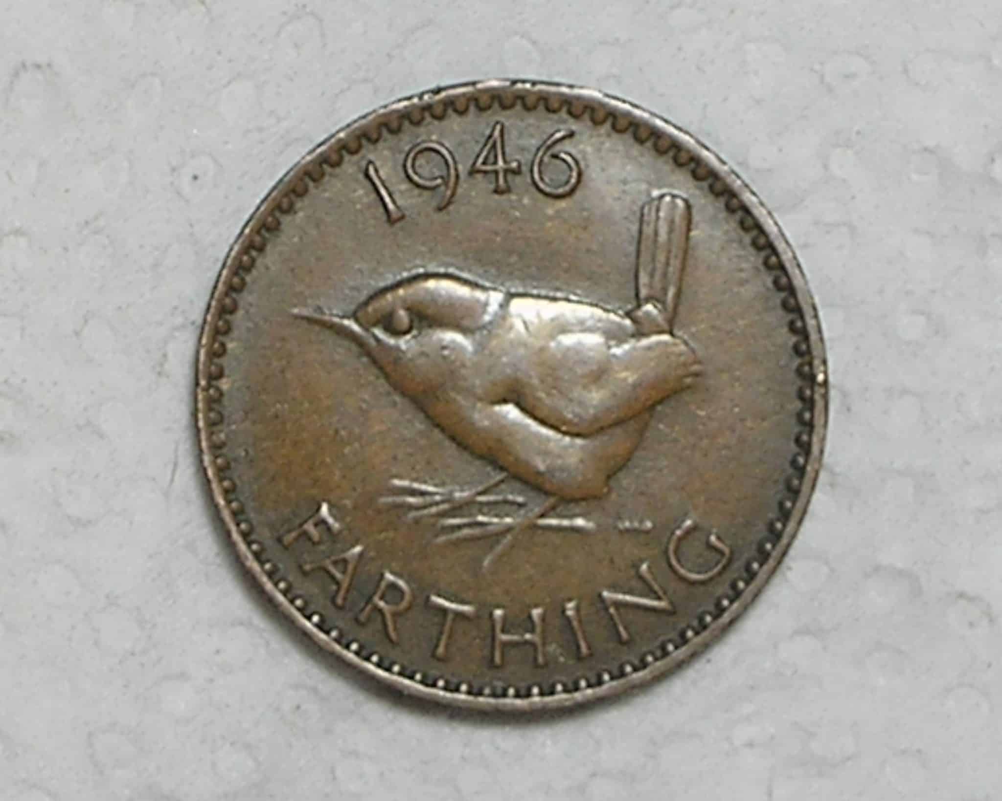 Inglaterra) 1 Farthing - 1946 / Bronze / box44
