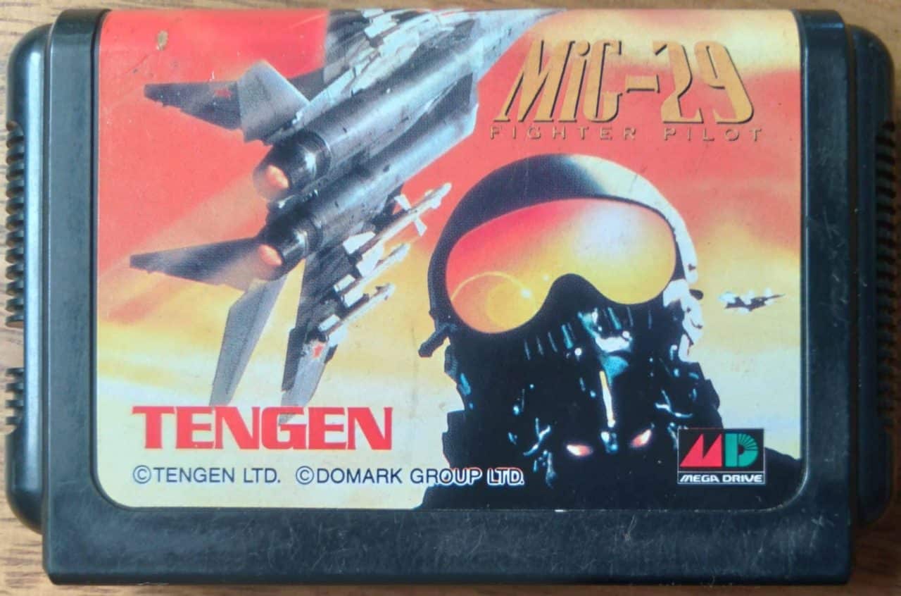 Jogo mega drive Mig 29 fighter pilot original japonês.