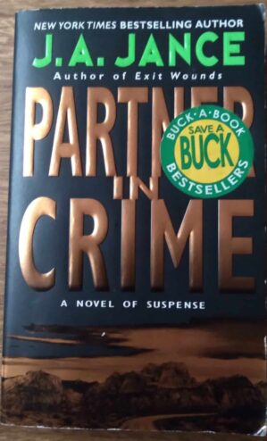 Pocketbook em inglês Partner in crime. J A Jance. Avon Books.