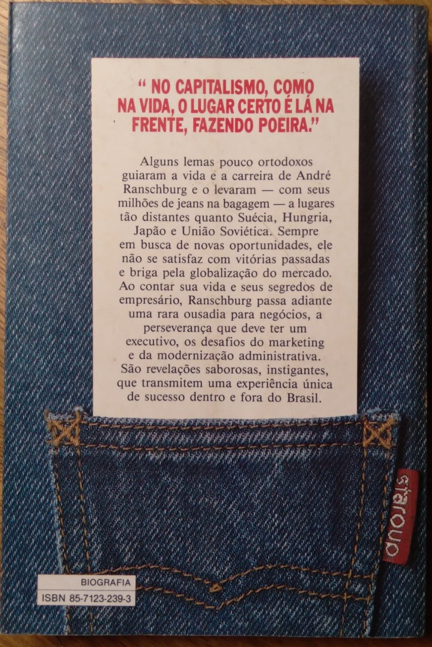 | Casa do Colecionador Q21 livro Quem não faz poeira come poeira. André Ranschburg.