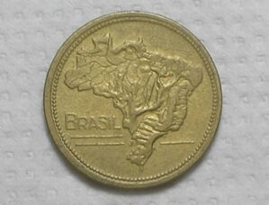 1 Cruzeiro - 1945 - Com a sigla do Gravador - Escassa / Mbc/S / Bz/al / m410