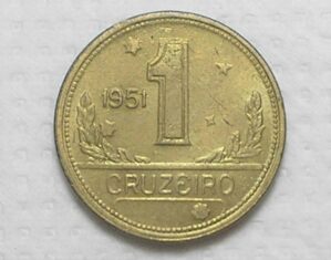 1 Cruzeiro - 1951 / Soberba - bela - Data dificil / Bz/al / m410