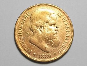40 Réis - 1880 / Império Bronze / Mbc