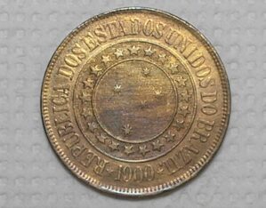 40 Réis – 1900 / Império Bronze / Soberba
