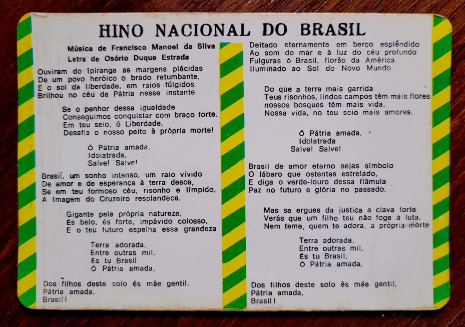 Calendario de Bolso Tema Brasil 4 Casa do Colecionador