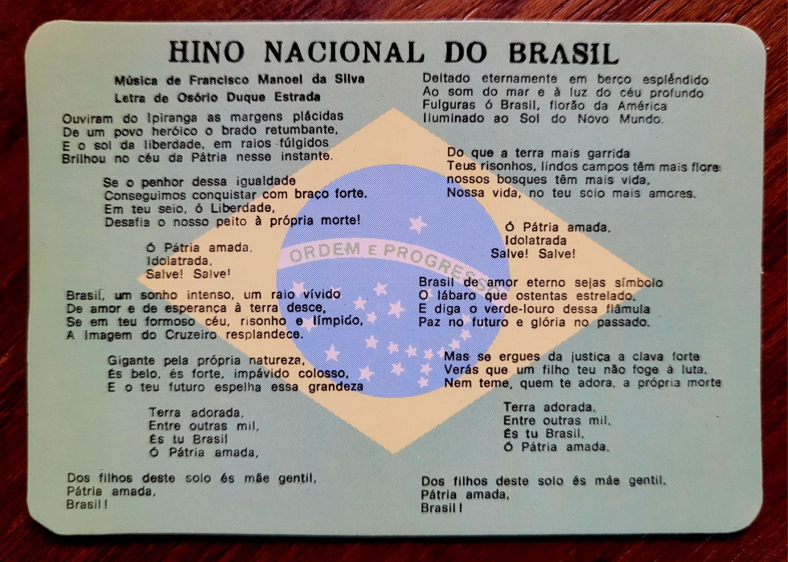 Calendario de Bolso Tema Brasil 5 Casa do Colecionador