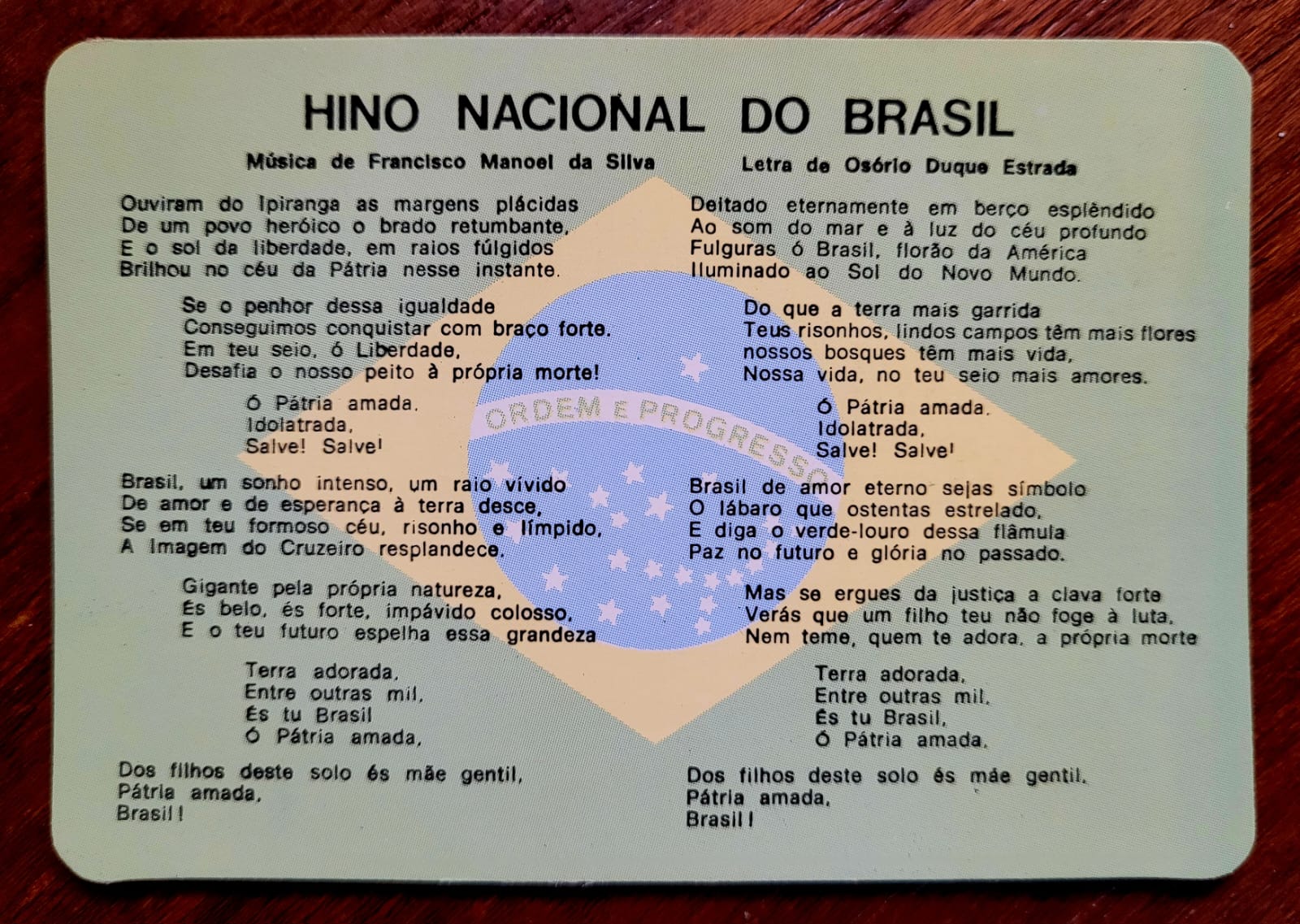 Calendario de Bolso Tema Brasil 6 Casa do Colecionador