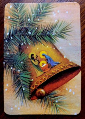Calendário de Bolso (Tema Boas Festas) Ano 1989