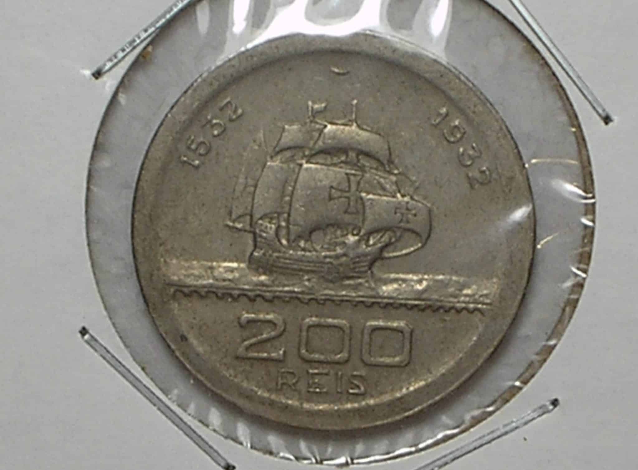 Caravela == 200 Réis - 1932 / 4º Centenário / Soberba/Flor