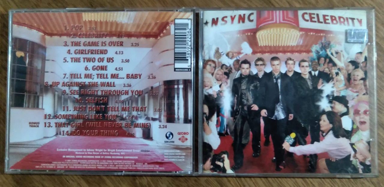 Cd Nsync Celebrity. The game is over Selfish Gone Girlfriend.