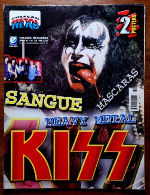 Coleção Metal Head Nº 32 - Kiss - Revista Pôster (Editora Escala)