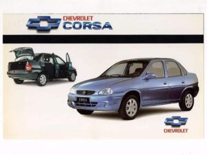Folder - Ficha Tecnica - Chevrolet Corsa 4 Portas - Argentina - 2001