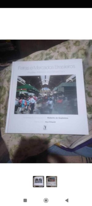 Livro antigo e raro de fotos e texto Mercados brasileiros