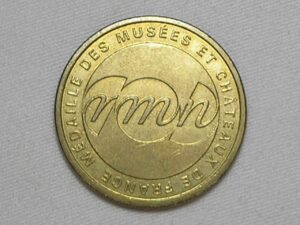 Medalha da França - Chateaux de France Medaille des Musées - Medalha do Museu de Chateaux de Versailles - Sem data / 35mm - Bronze dourado / Fc