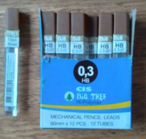 Minas de grafite Cis Big Tree para lapiseira 0.3