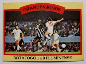 Ping Pong Futebol Cards - Grandes Jogos Nº 18-A (Botafogo 1 X 0 Fluminense)