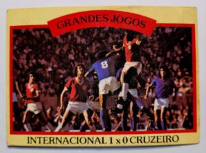 Ping Pong Futebol Cards - Grandes Jogos Nº 20-A (Internacional 1 X 0 Cruzeiro)