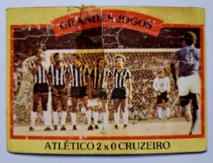 Ping Pong Futebol Cards - Grandes Jogos Nº 32-B (Atlético 2 X 0 Cruzeiro)
