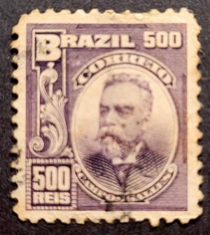 Regulares - RHM 143 (Usado) Alegorias Republicanas - 500 Réis - 30/11/1906 (Selos da República)