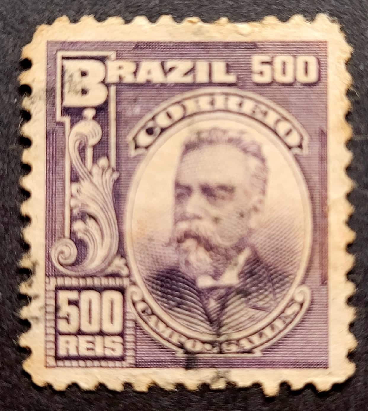| Casa do Colecionador Regulares - RHM 143 (Usado) Alegorias Republicanas - 500 Réis - 30/11/1906 (Selos da República)