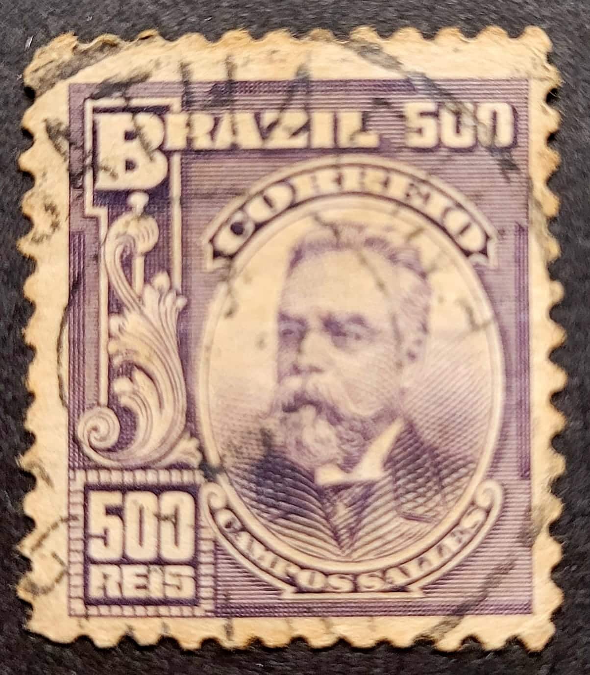 Regulares - RHM 143 (Usado) Alegorias Republicanas - 500 Réis - 30/11/1906 (Selos da República)
