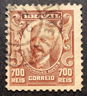 Regulares - RHM 145 (Usado) Alegorias Republicanas - 700 Réis - 10/11/1906 (Selos da República)