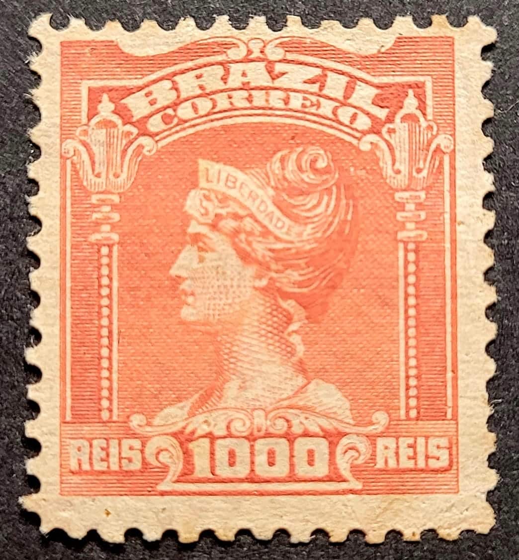 Regulares - RHM 146 (Novo) Alegorias Republicanas - 1.000 Réis - 12/12/1906 (Selos da República)