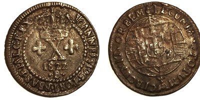 X réis cobre 1822 B