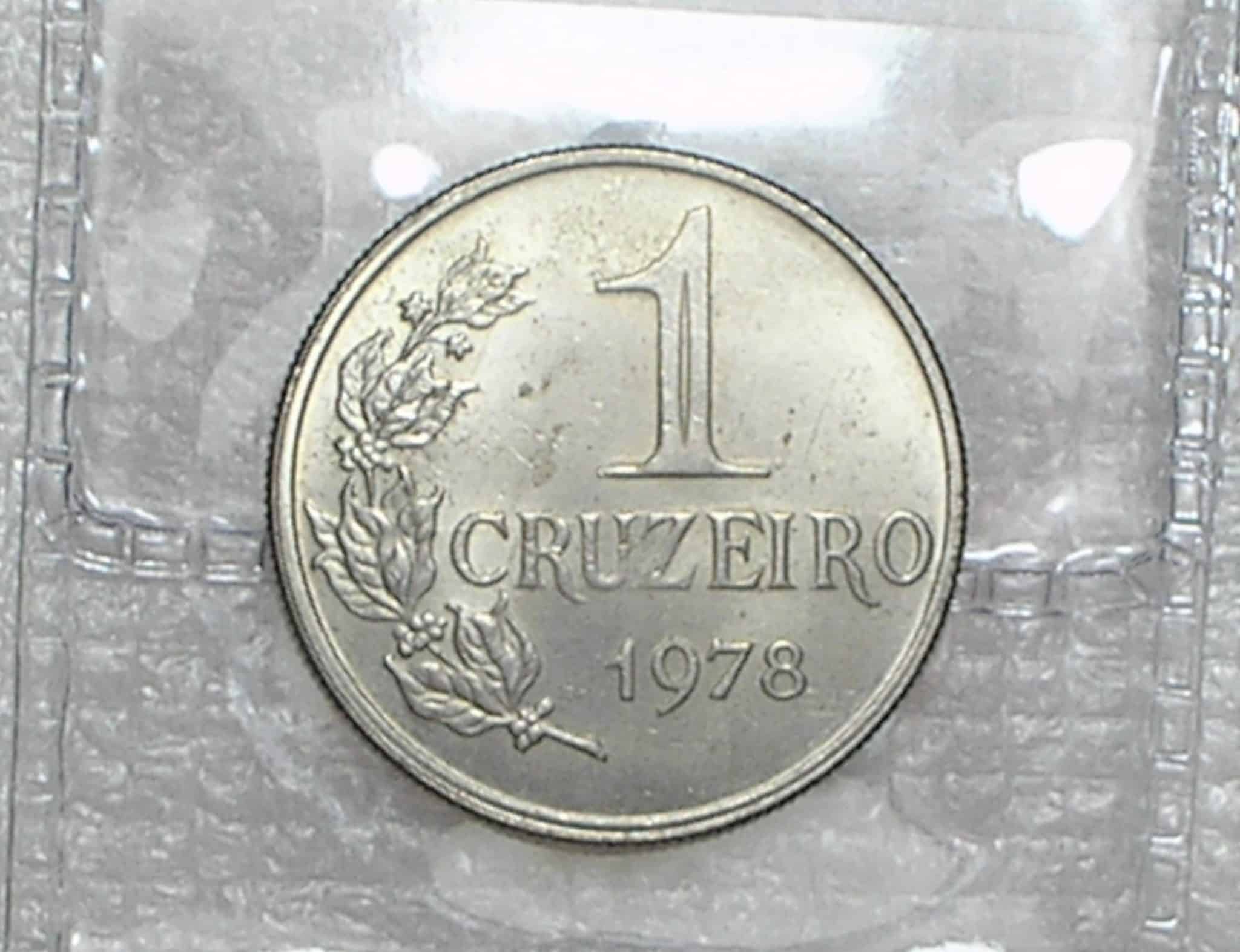 1 Cruzeiro - 1978 / Flor de Cunho / Data escassa