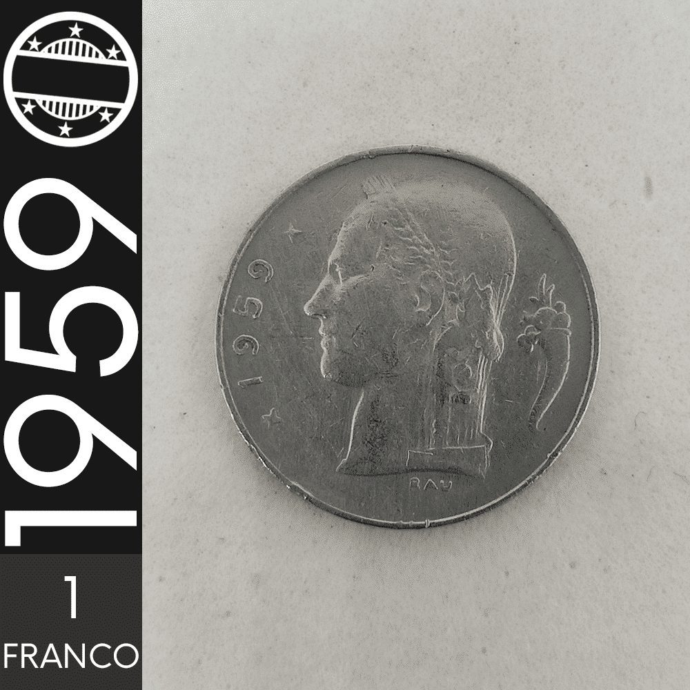 1 Franco || 1959 || Bélgica || MBC – CDS-417