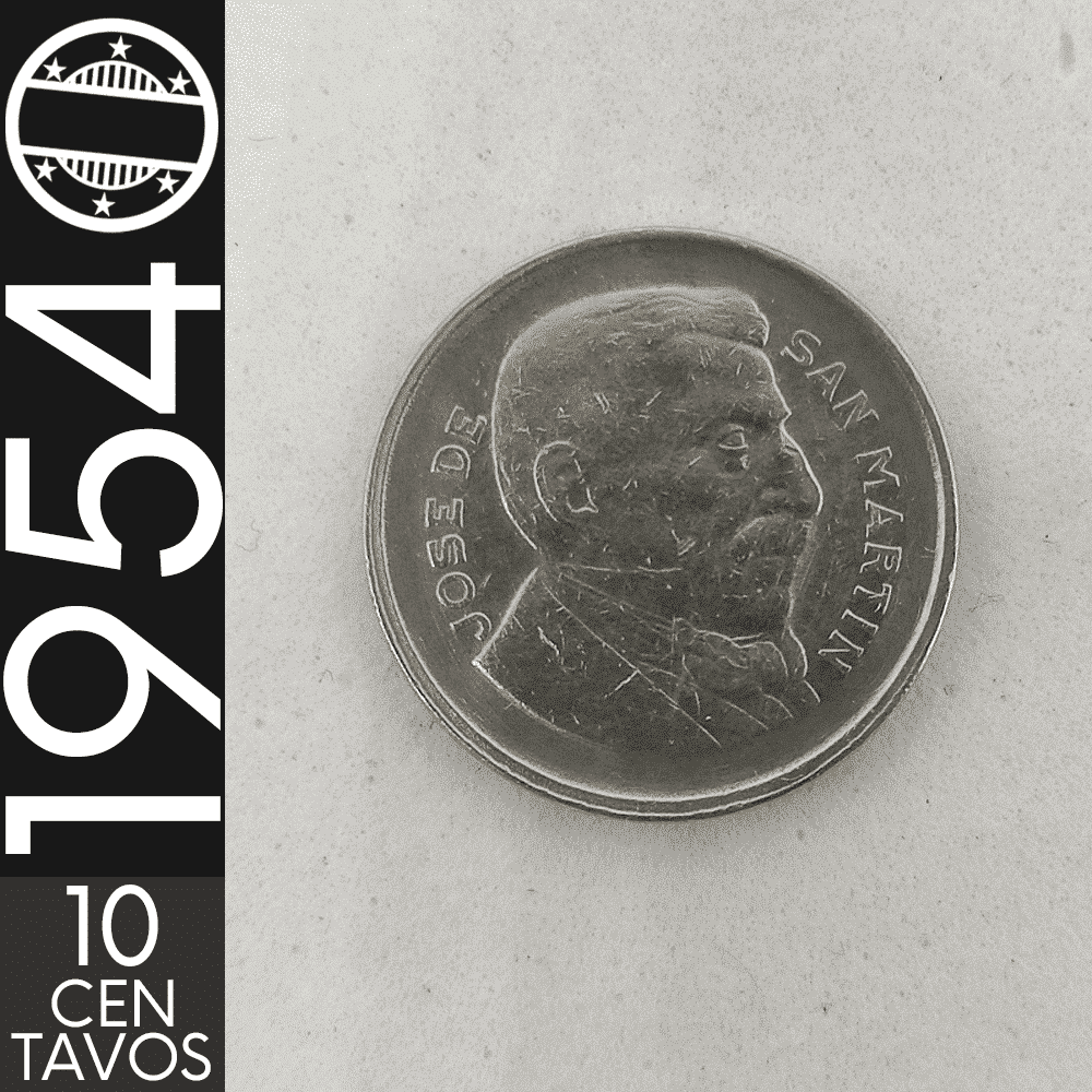 10 Centavos || 1954 || Argentina || MBC – CDS-387
