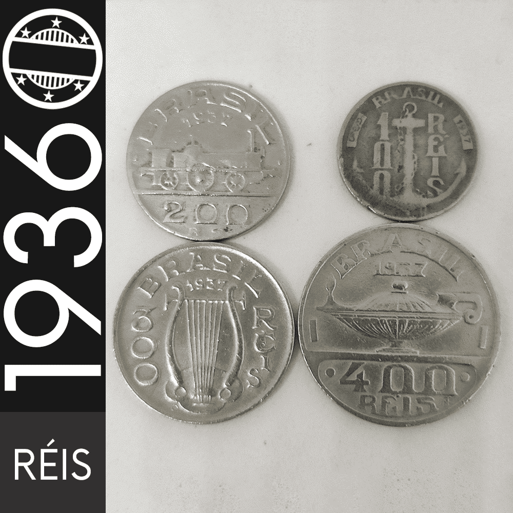 100 | 200 | 300 | 400 Réis || 1936 || Ilustres || MBC – CDS-056