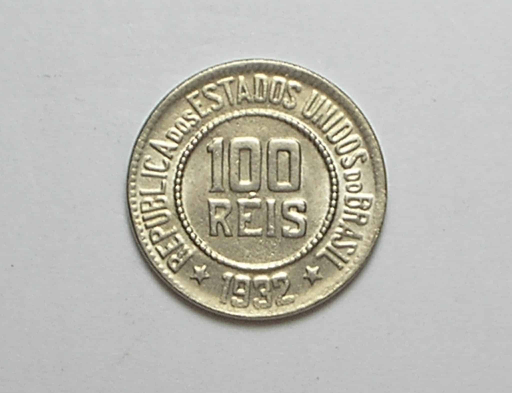 100 Réis - 1932 / Série busto da república / Sob/Fc - Escassa e raro nessa conservação