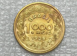 1.000 Réis - 1939 - Tobias Barreto / Flor de cunho Brilhante