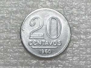 20 Centavos - 1960 / Data escassa da coleção / Mbc-Sob