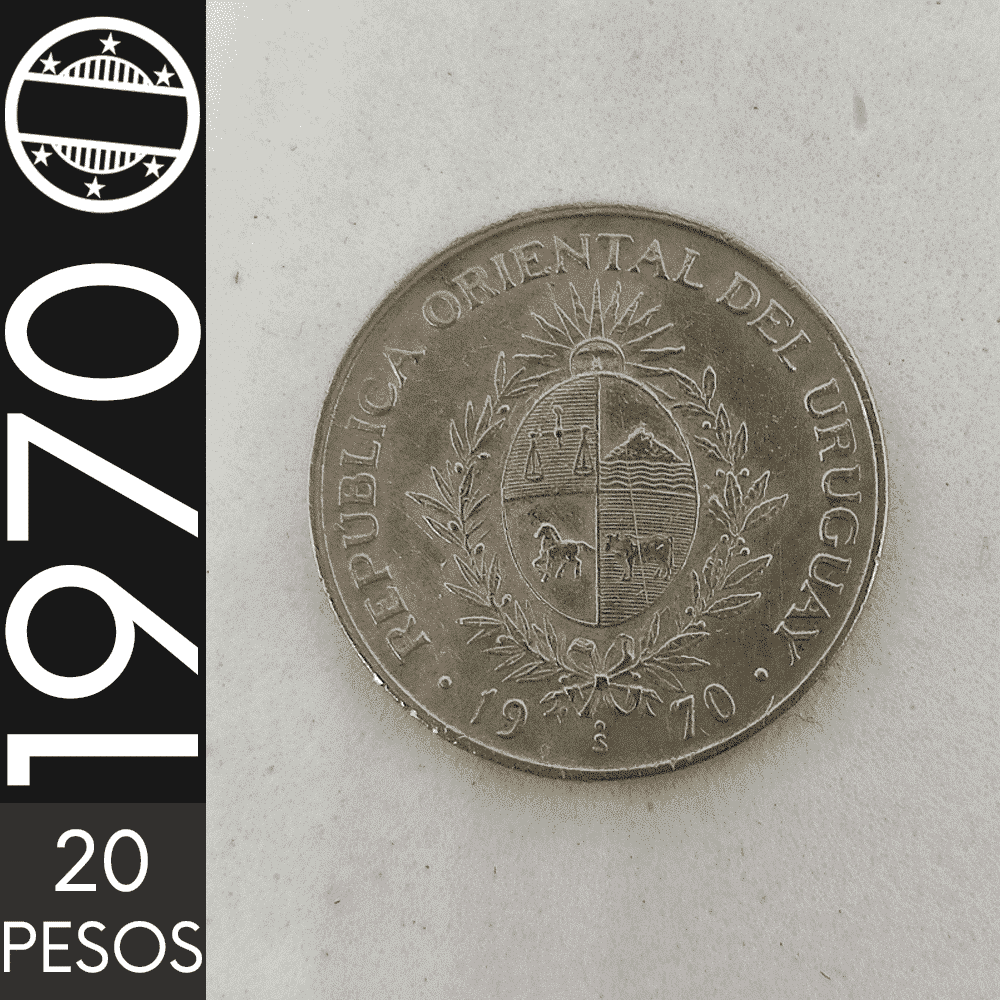 20 Pesos || 1970 || Uruguai || MBC – CDS-409