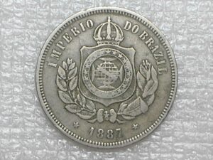 200 Réis - 1887 - Império / Niquel