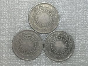 200 Réis - 1889 - 1983 - 1898 - República / Niquel