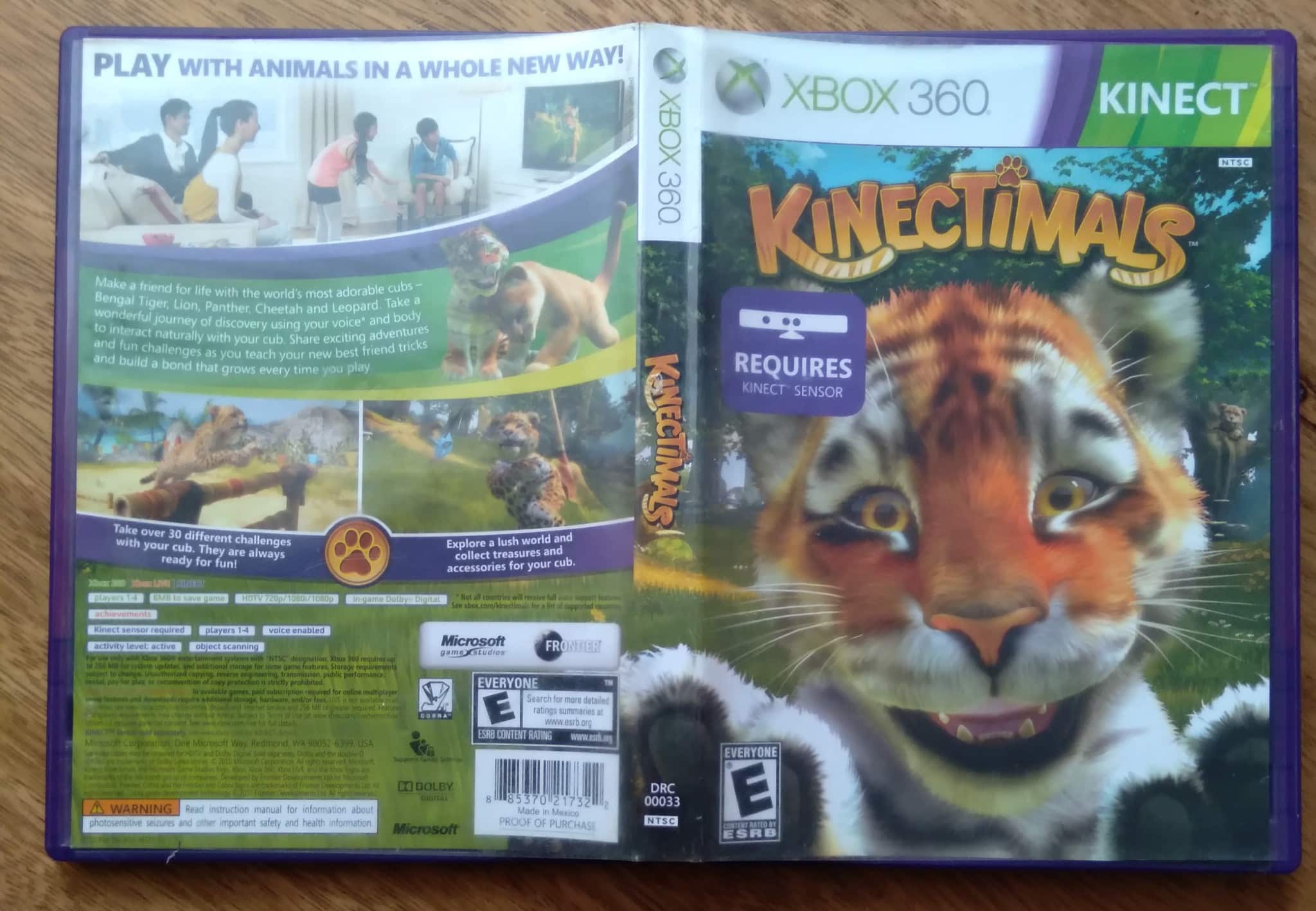 Jogo Xbox 360 Kinectimals. Precisa kinect. - Casa do Colecionador