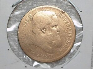 - 40 Réis - 1876 / Data Rara - bem conservada - data preservada visivel.